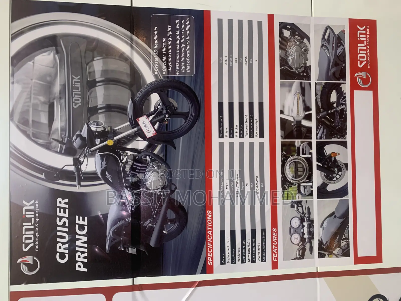 New Sonlink SL125-30 2025 Black