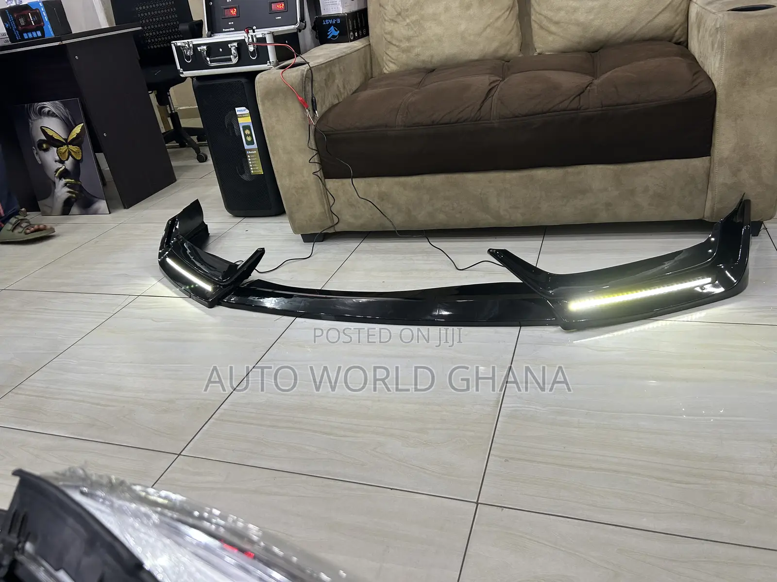 Honda Civic Type R and Hatchback Front Spoiler Lip With Led