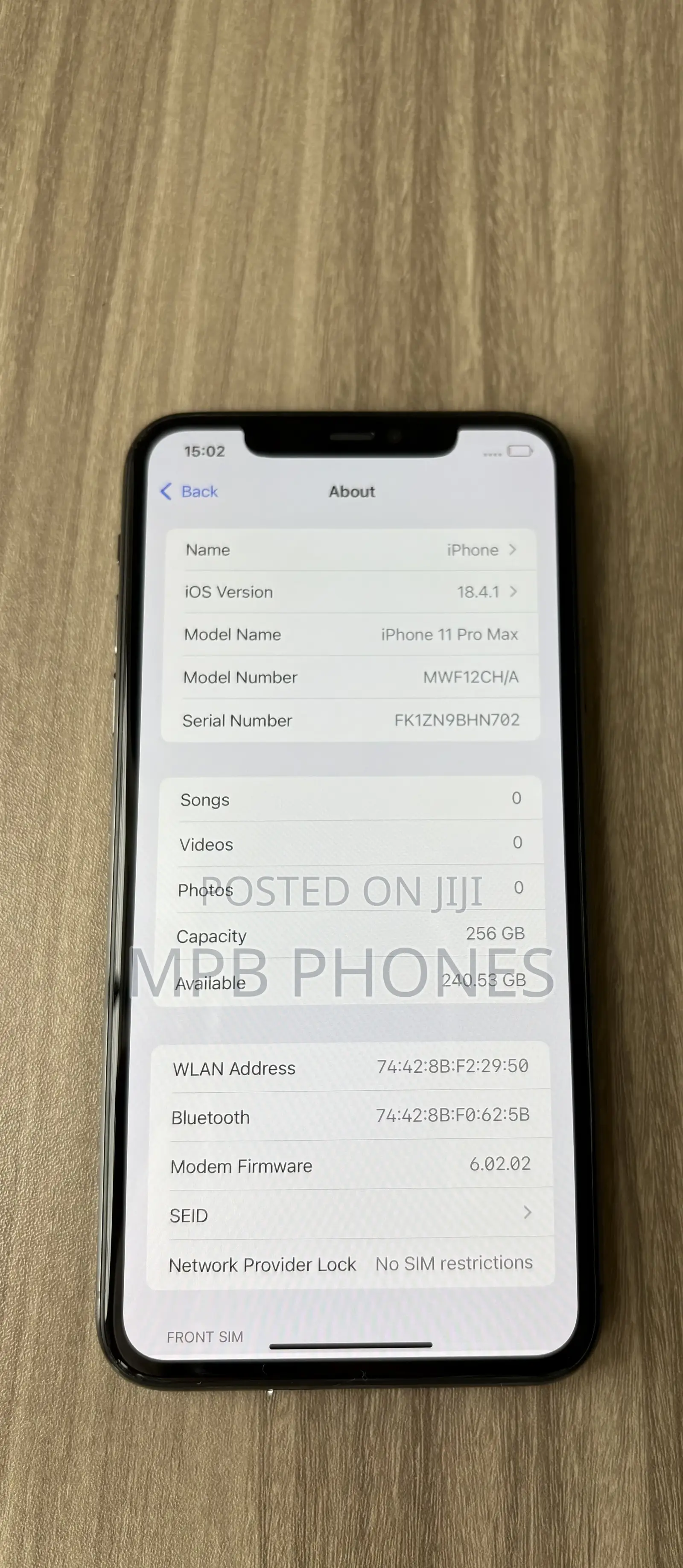 Apple iPhone 11 Pro Max 256 GB Gray
