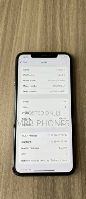 Apple iPhone 11 Pro Max 256 GB Gray