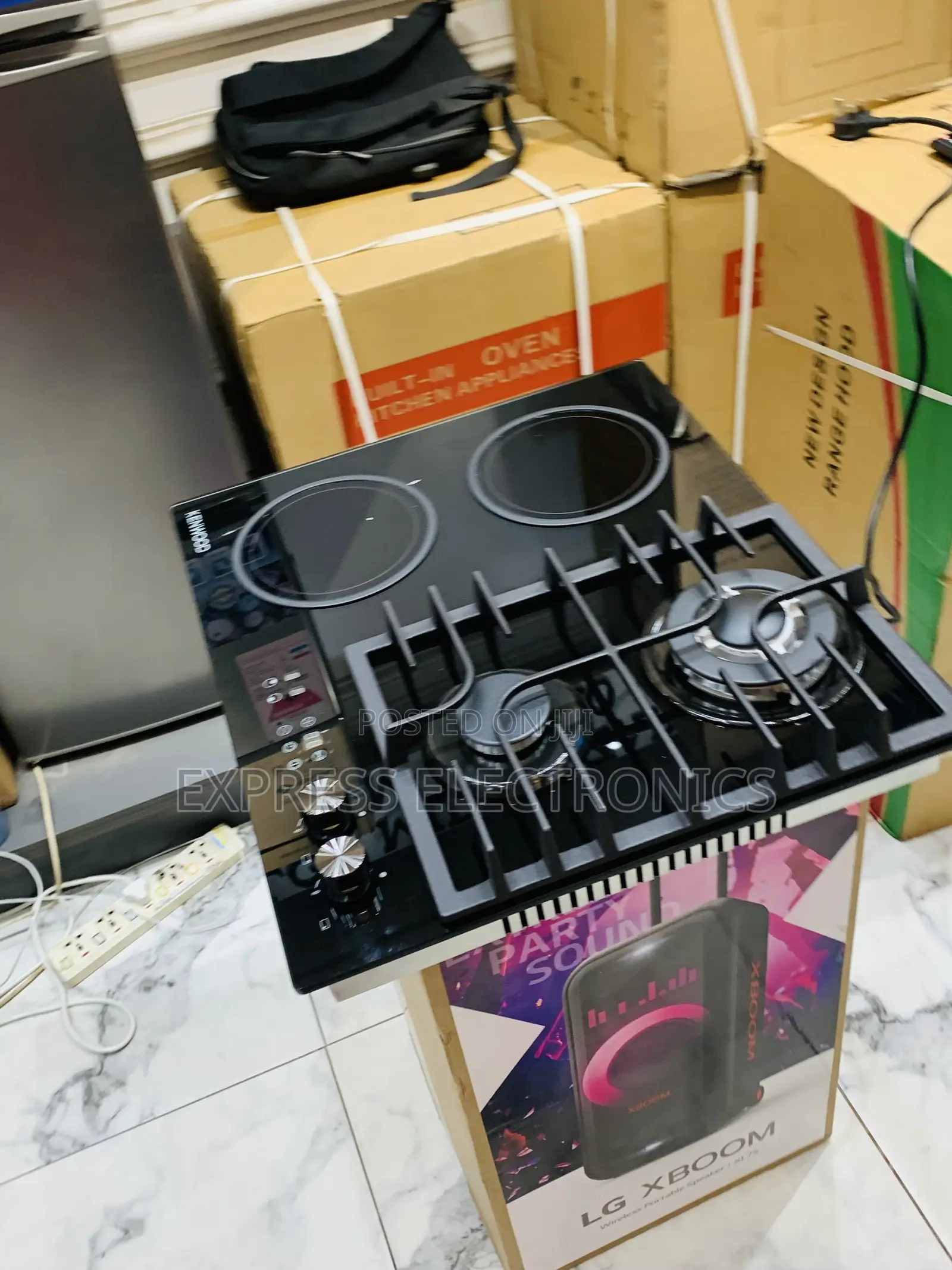 Brand New Gas Cooker Inbuilt Kenwood 2-2 Gas Electric Stove