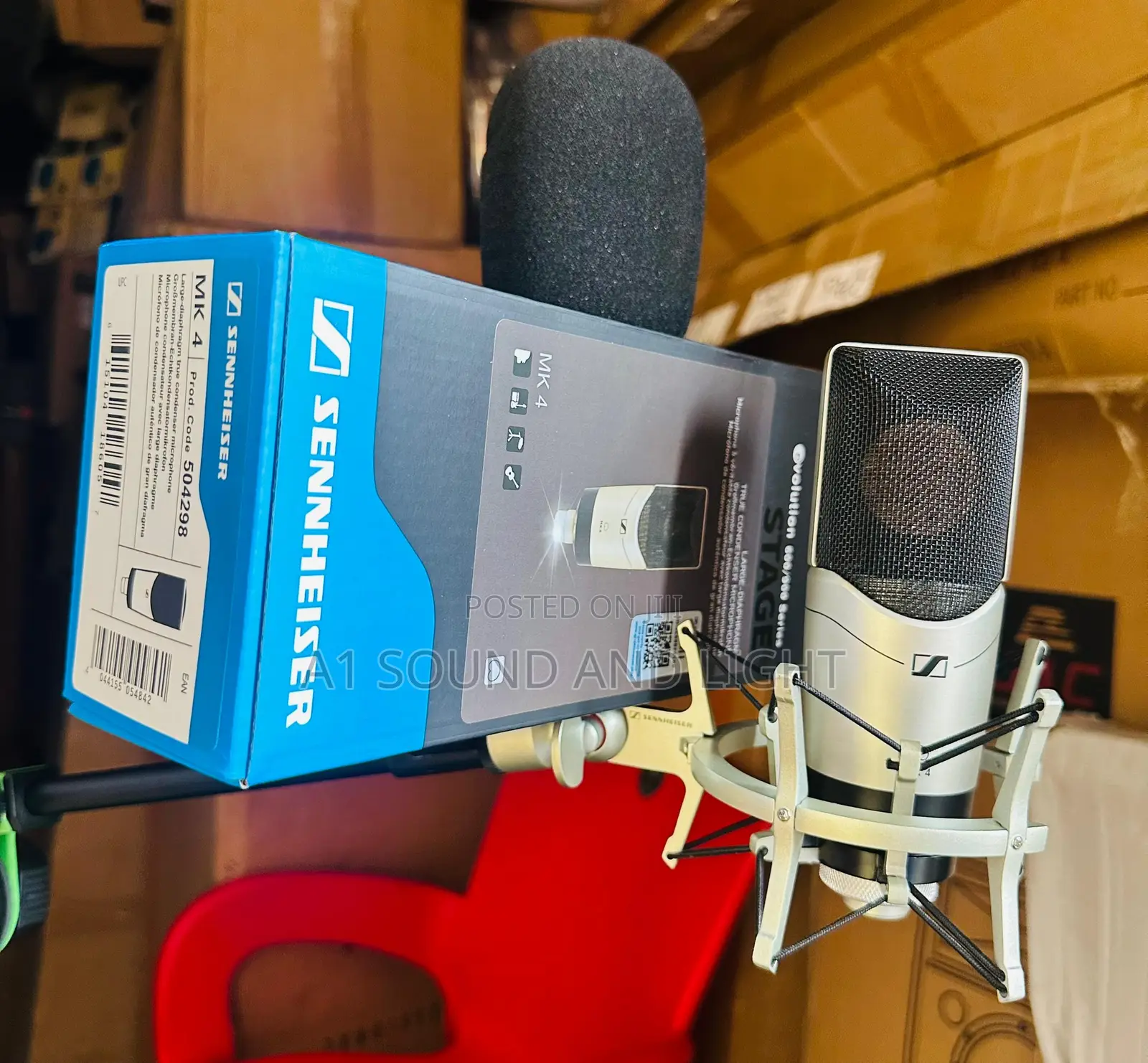 Sennheiser Mk 4 Large Diaphragm Condenser Microphone