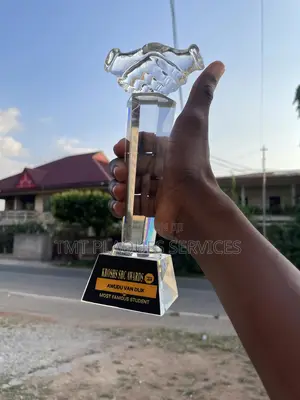 Handshake Award Plaque