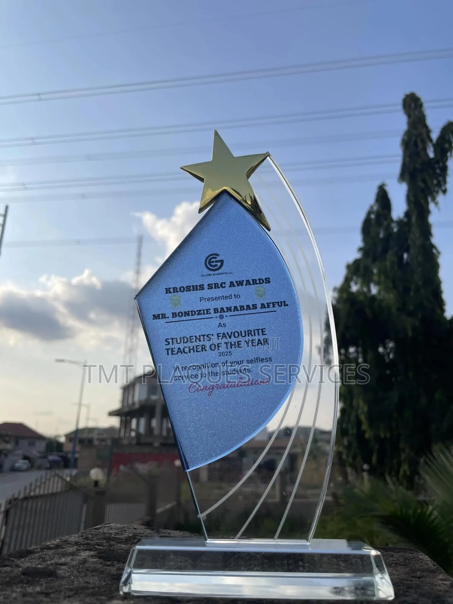 Award Plaque for Your Program