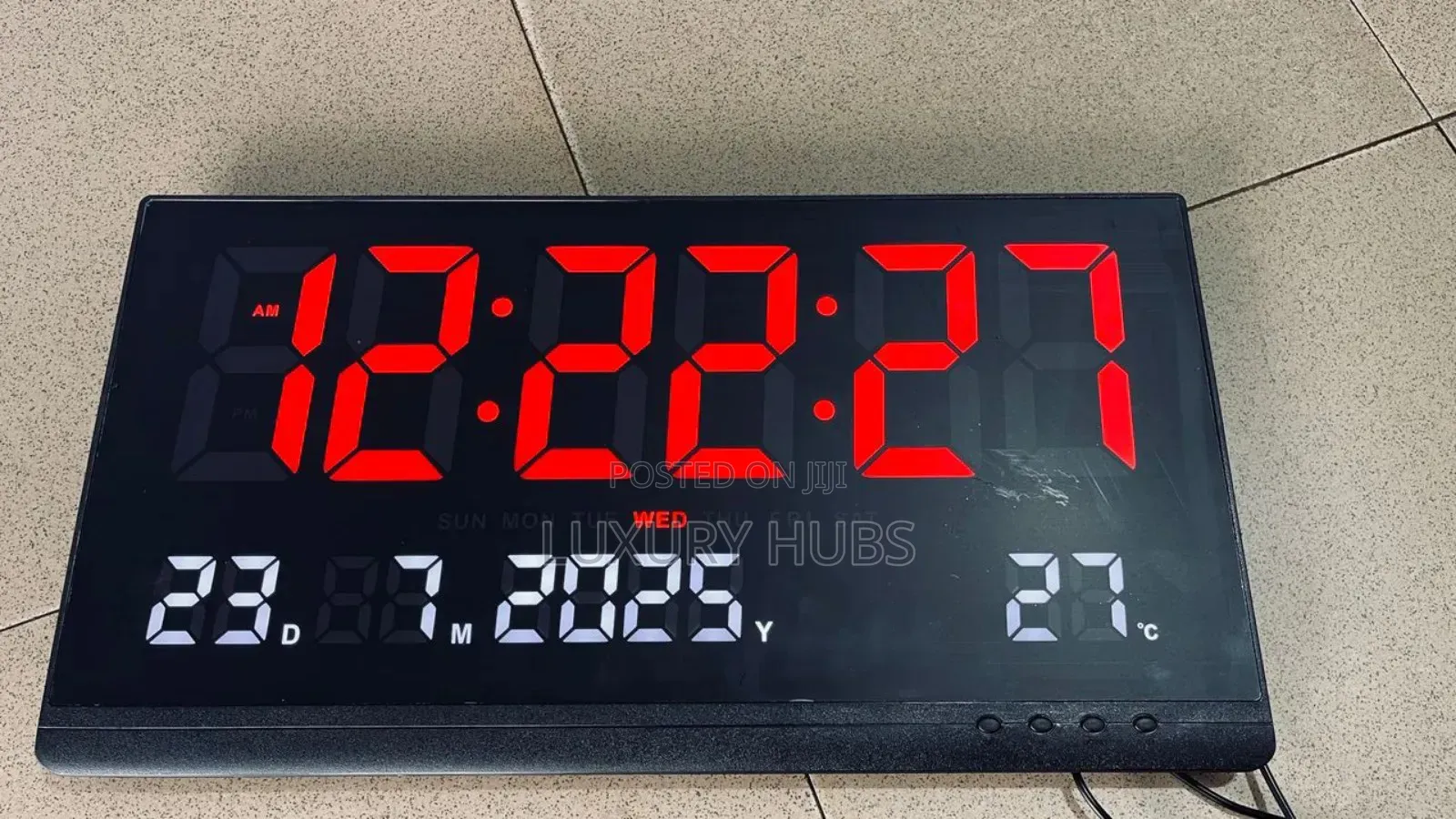 Decorative Calendar Digital Wall Clock