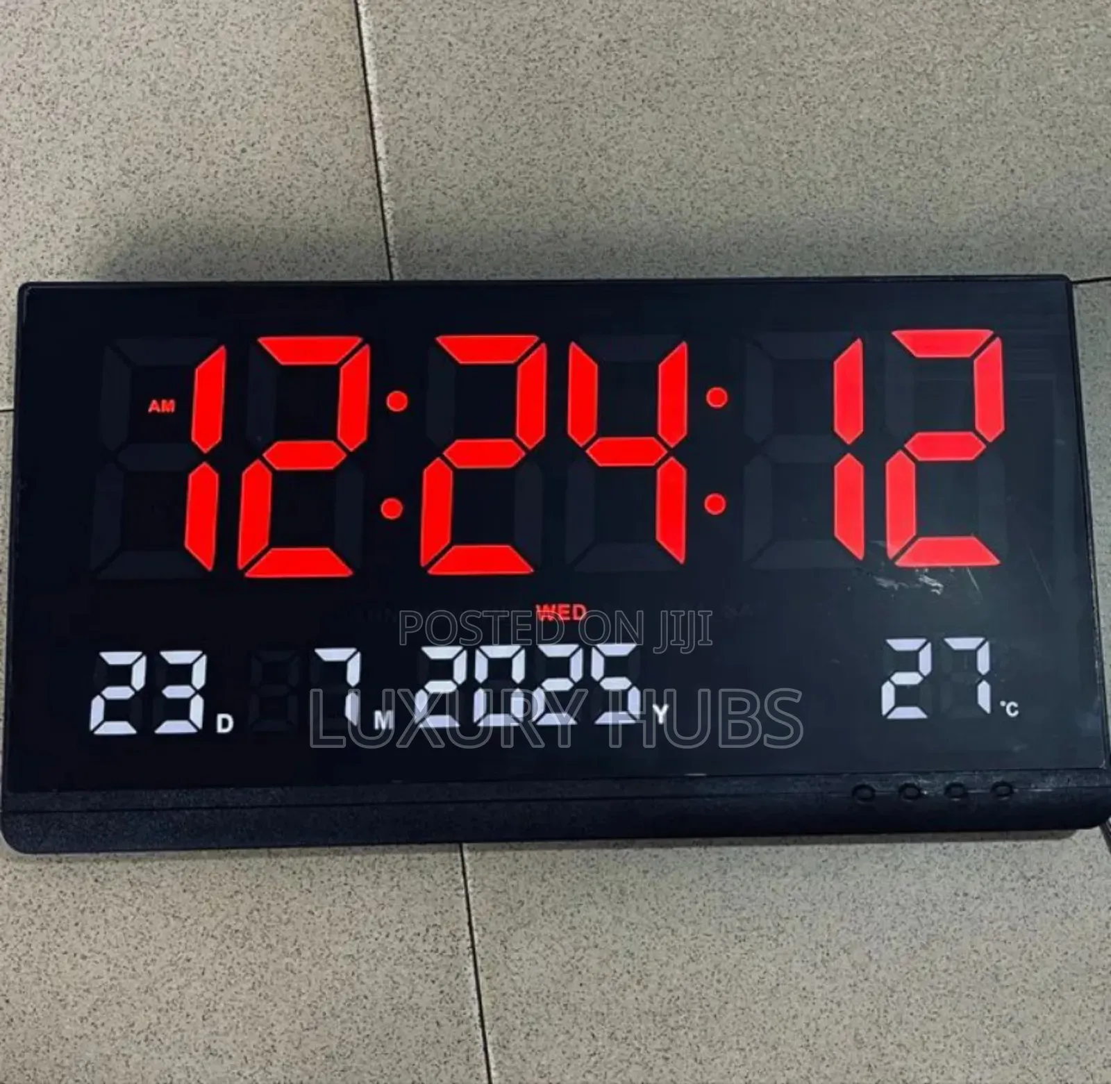 Decorative Calendar Digital Wall Clock