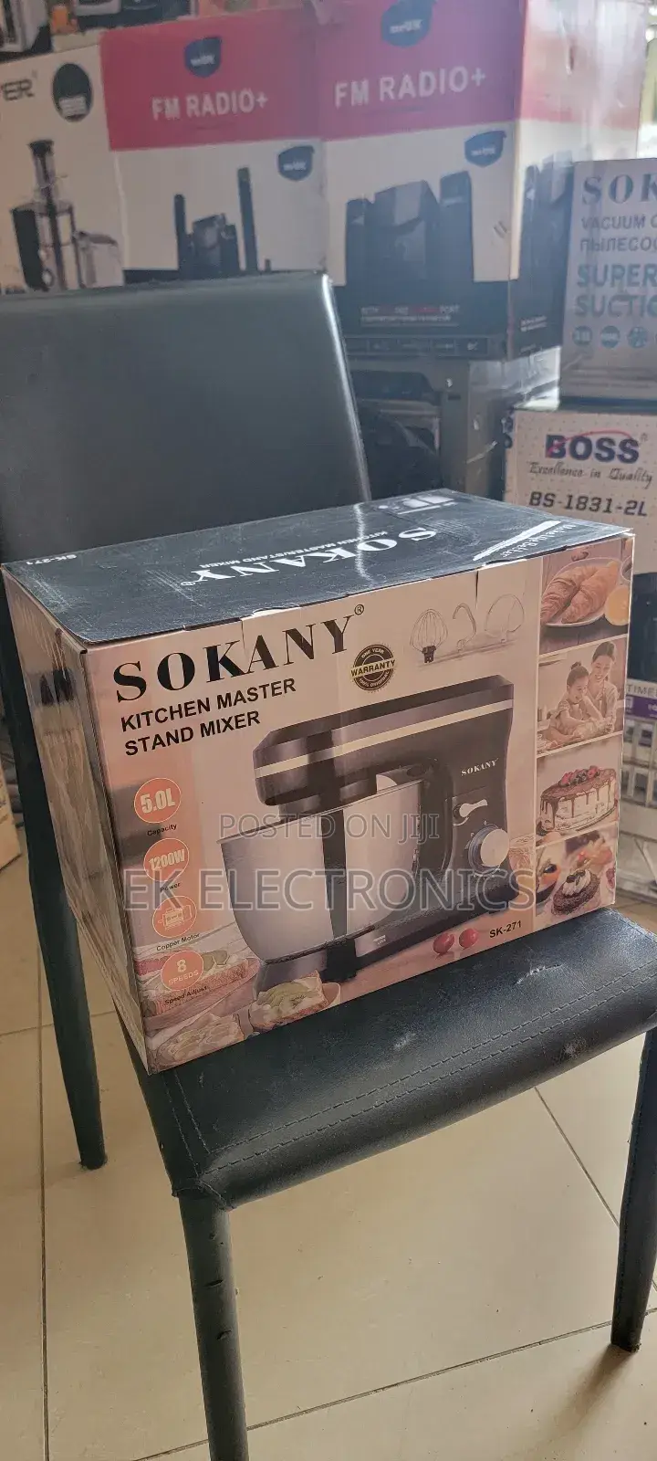 Sokany Sk-271 Kitchen Master Stand Mixer