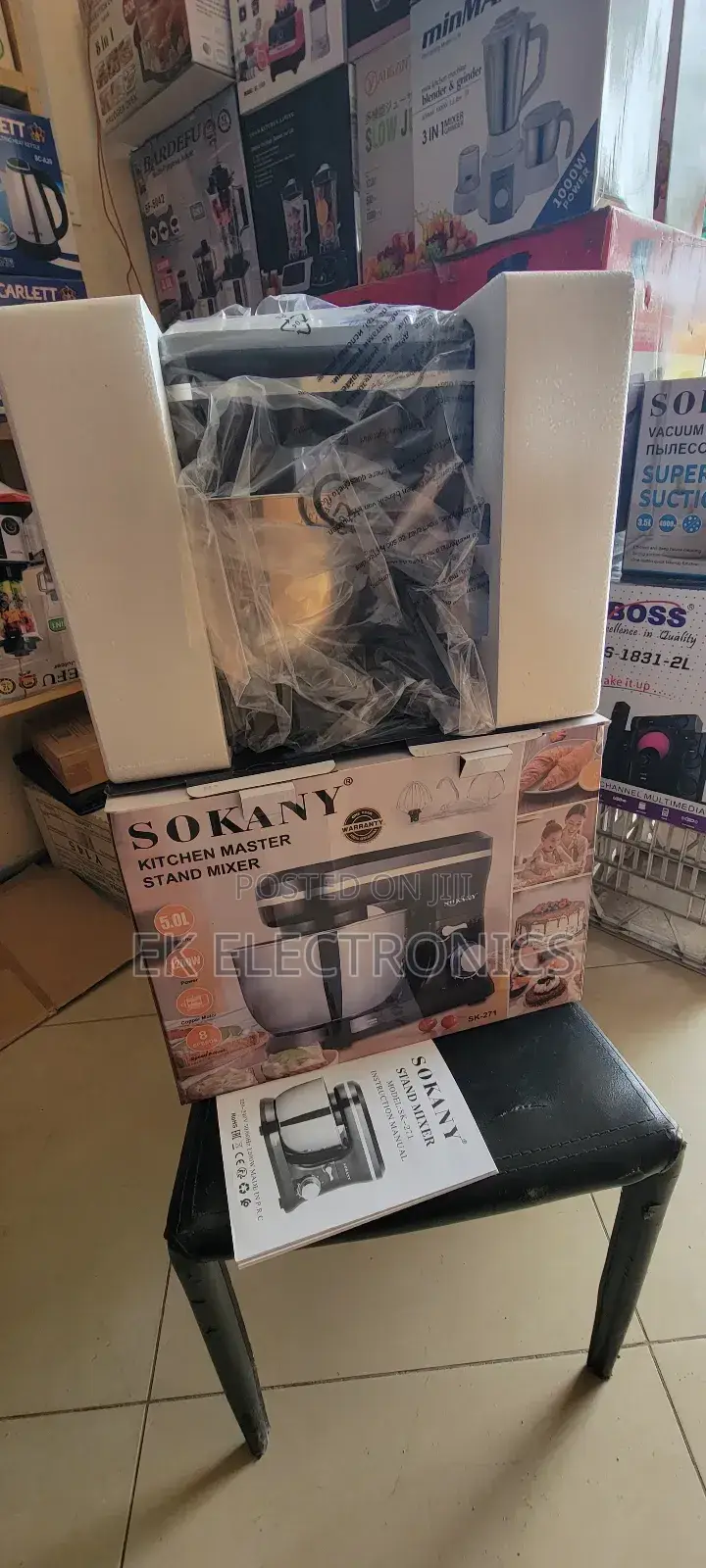 Sokany Sk-271 Kitchen Master Stand Mixer