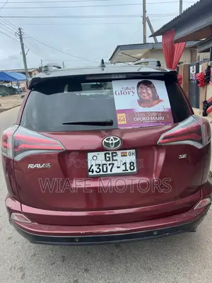 Toyota RAV4 SE AWD (2.5L 4cyl 6A) 2016 Red