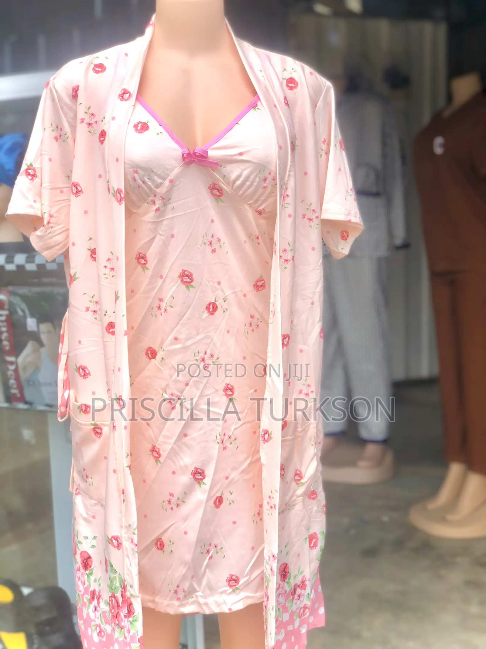 Grey 3 Piece Night Wear