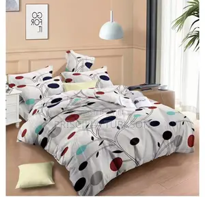 Multicolored Bedsheet and Pillow Cases