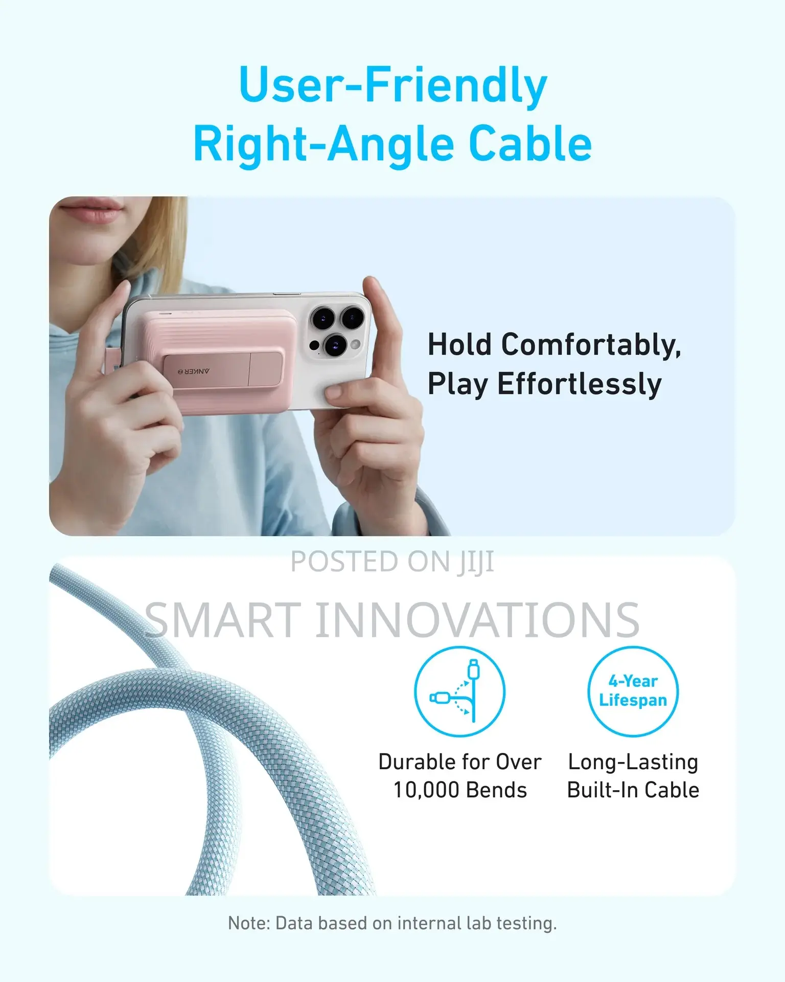 Anker Zolo Magnetic Power Bank(,30w,Built-in Usb-C Cable)