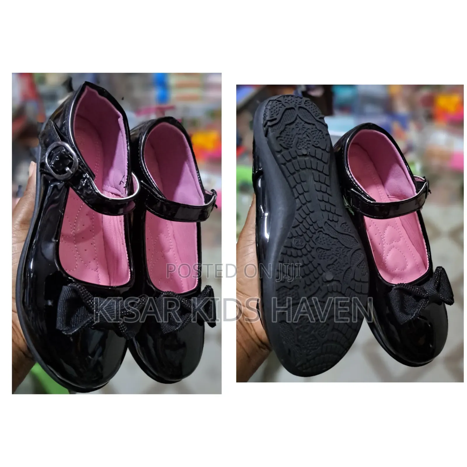 Fit Right Girls Black Shoe Size 31 to 36