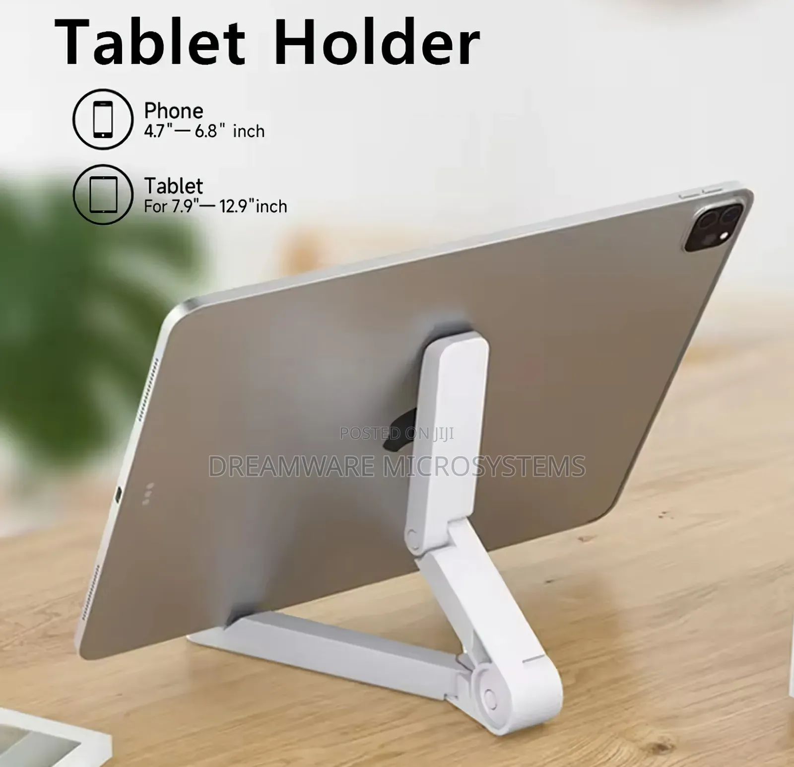 Universal Tablet Holder Desktop Folding Simple Easy