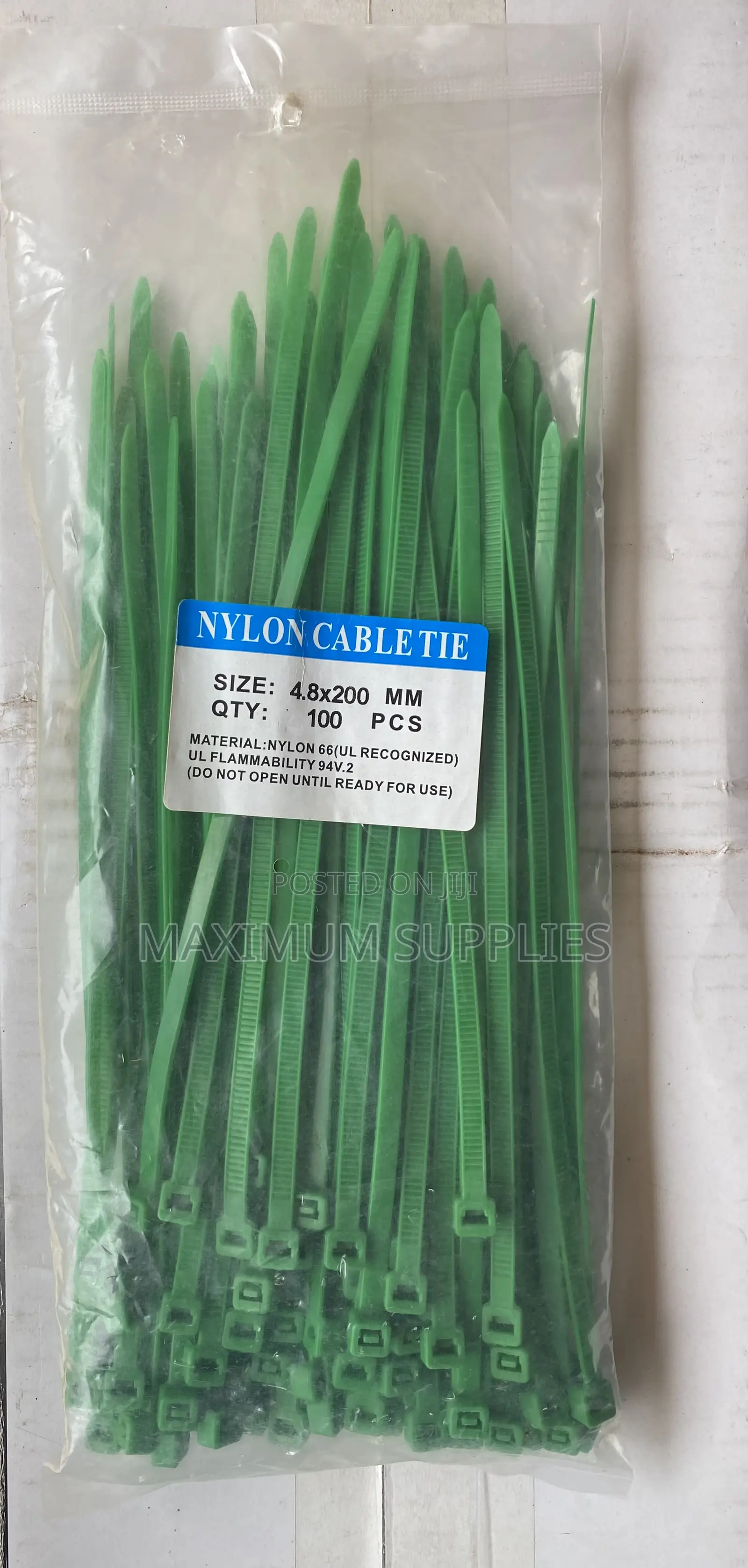 Cable Ties Available in All Sizes and Colors