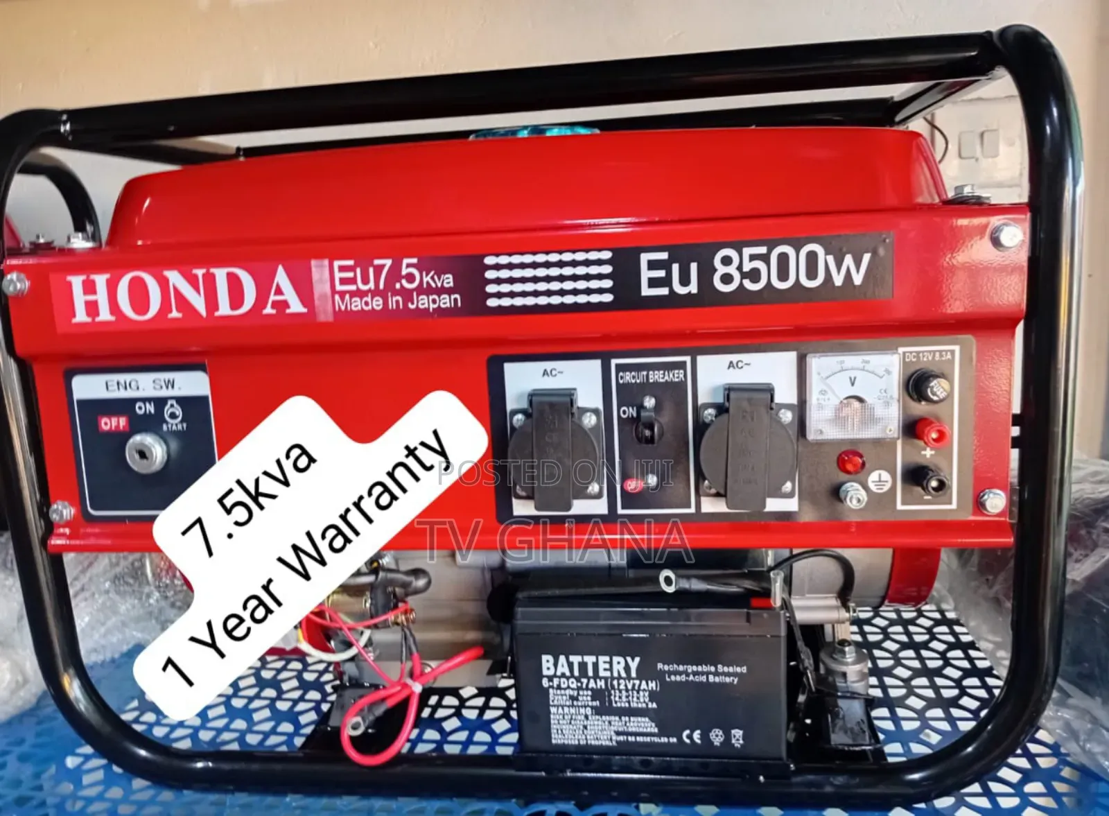 Chill We Got Your Power 8500 7.5 Petrol Generator 7.5