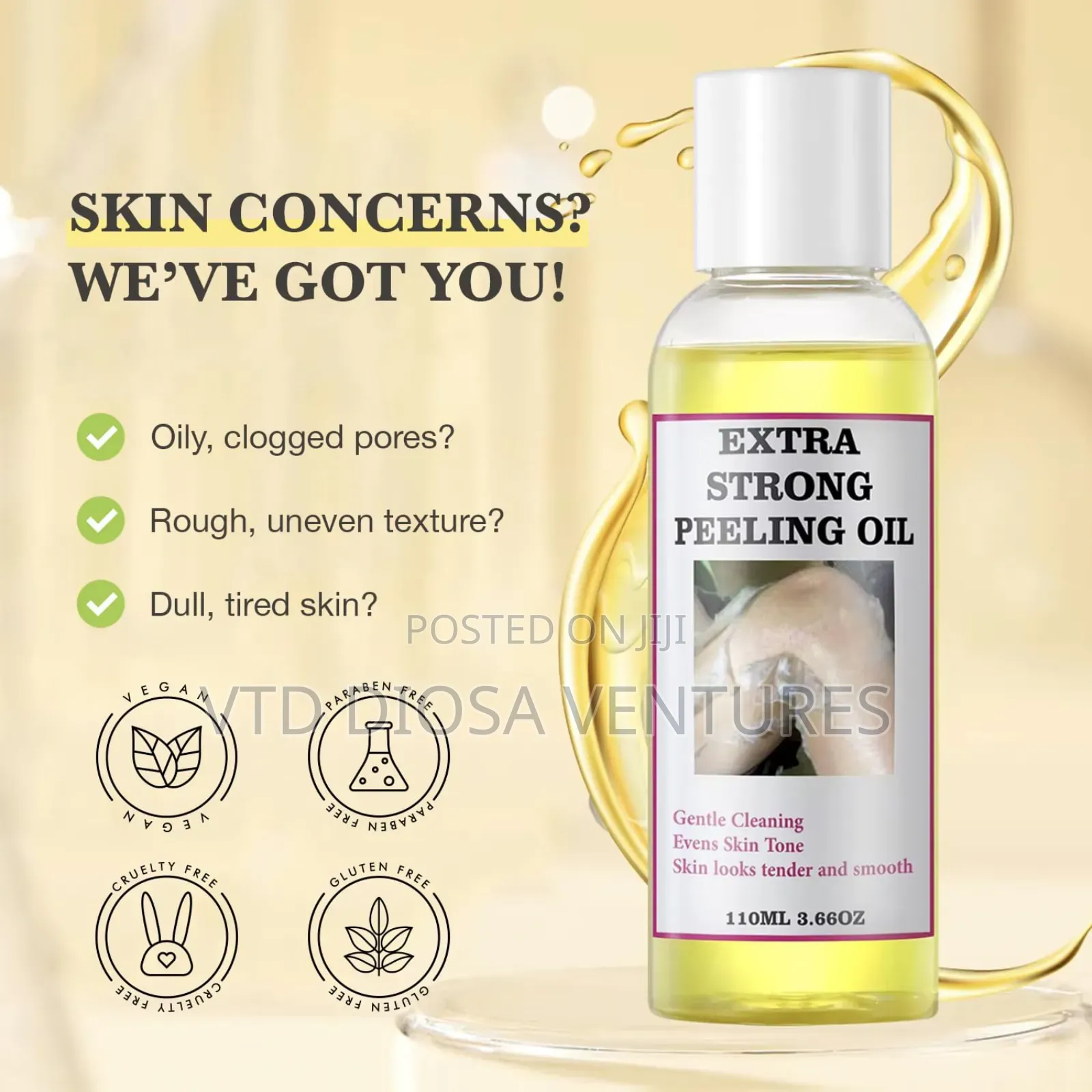 Strong Peeling Oil