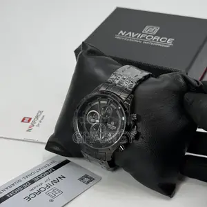 Luxury Pure Stainless Steel Naviforce Watch - 3 Colors