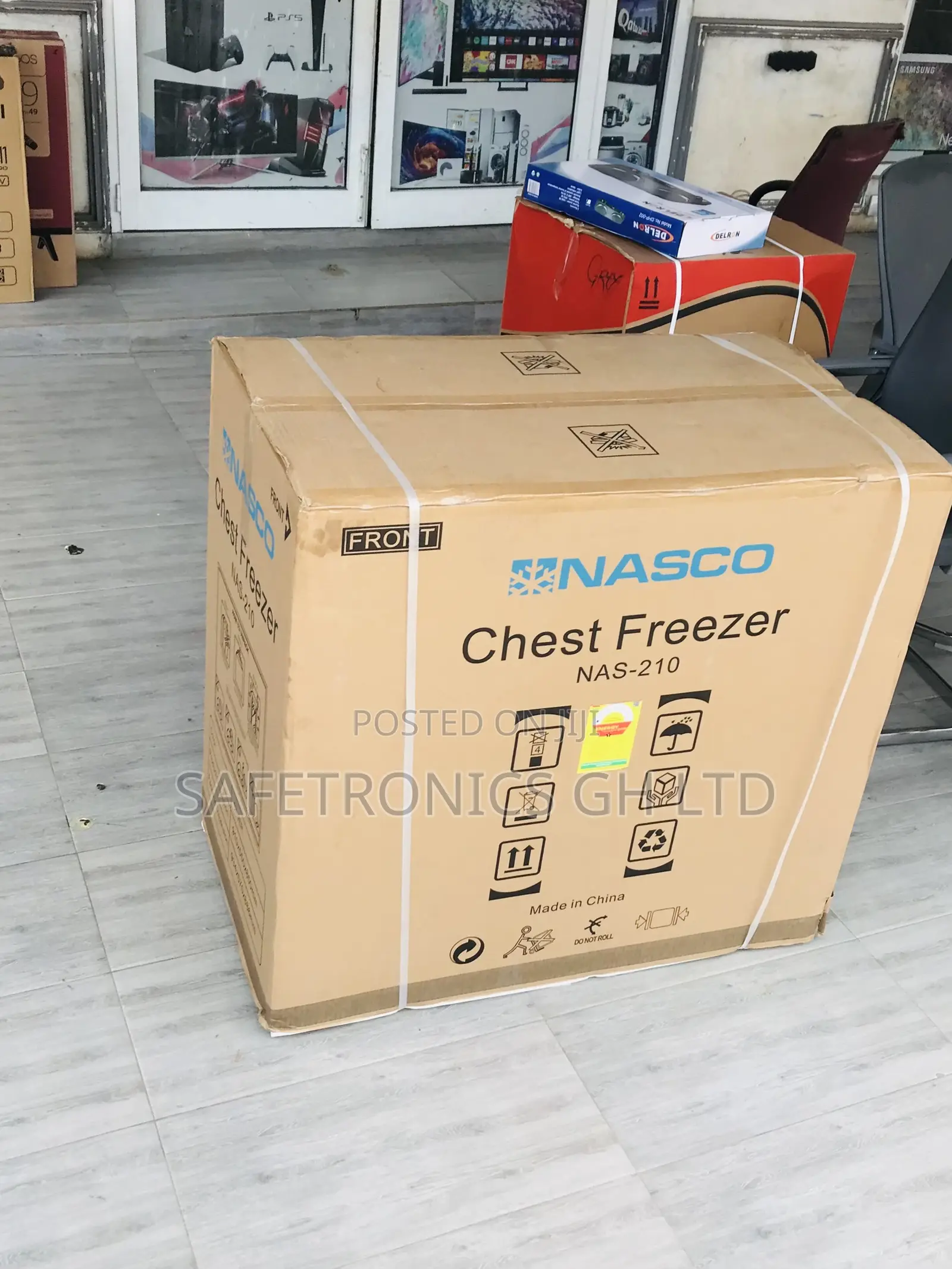 Enjoyable Singledoor Nas-210 Grey 200 Liters Nasco Freezer
