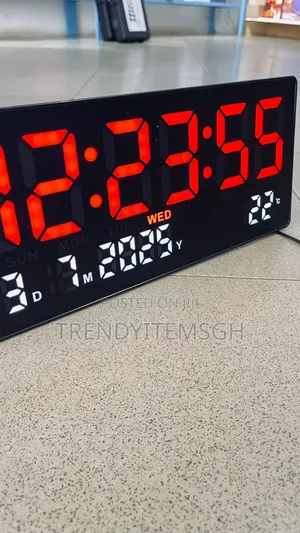 Digital Led Screen Clock With Calendar Temperature