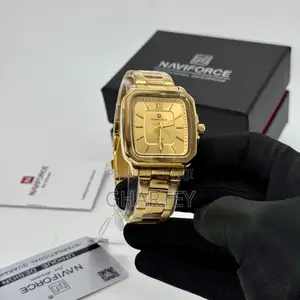 Photo - Naviforce Square Face Analog Watch - 4 Samples Displayed