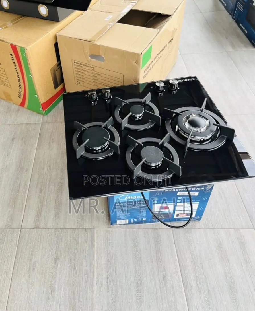 Most Unique Kenwood 60cm Tempered Glass Hob(Black) 