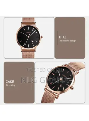 Slim Stylish Men Women Quartz Watch Stainless. Tvx21845