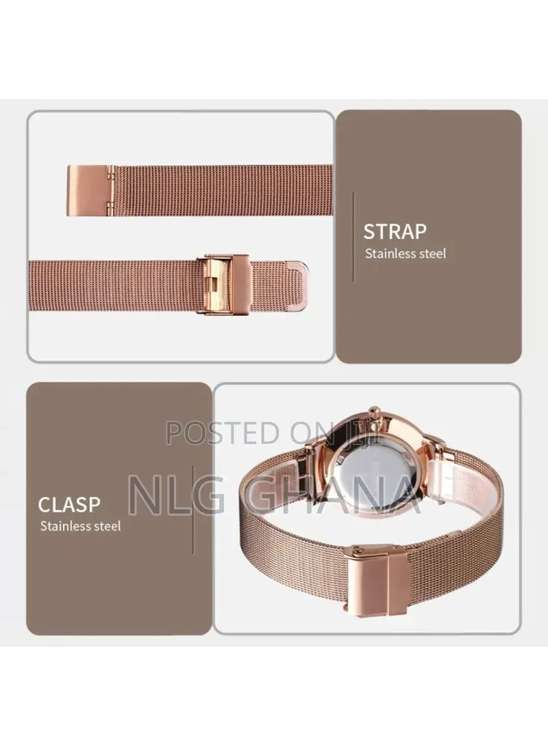Slim Stylish Men Women Quartz Watch Stainless. Tvx21844