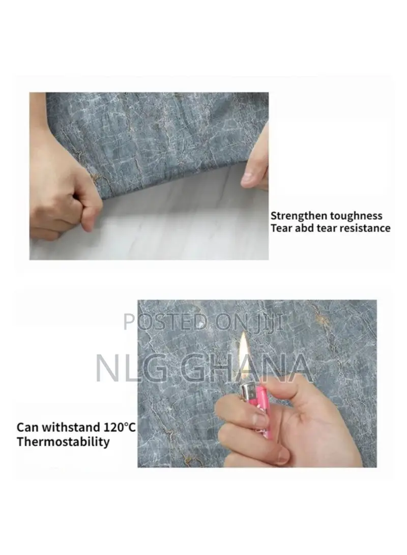 (L78.7 X W15.7)Inch Marble Pattern Waterproof Pvc. Tvx22190