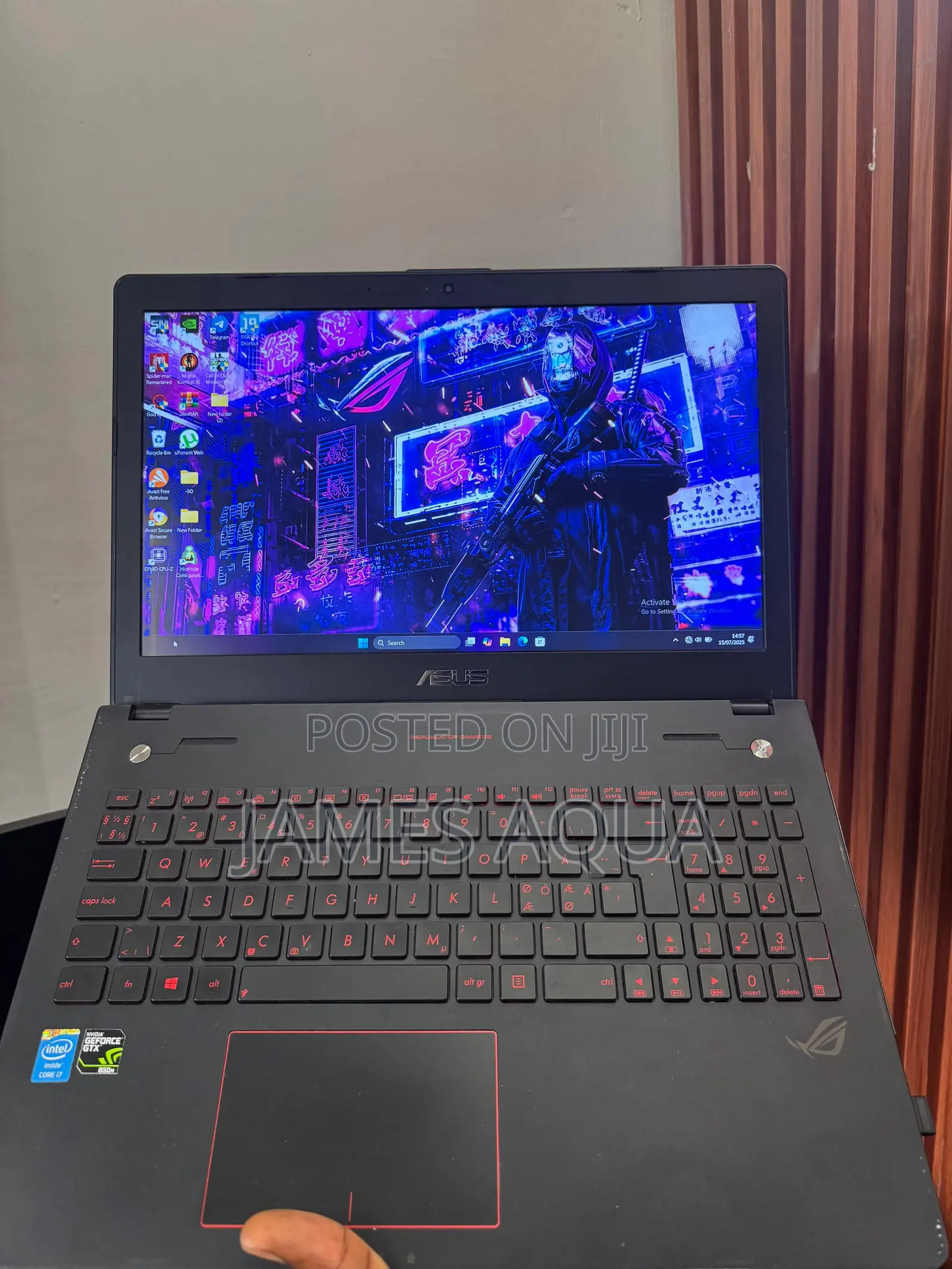 Laptop Asus G551JK 16GB Intel Core I7 SSD 512GB