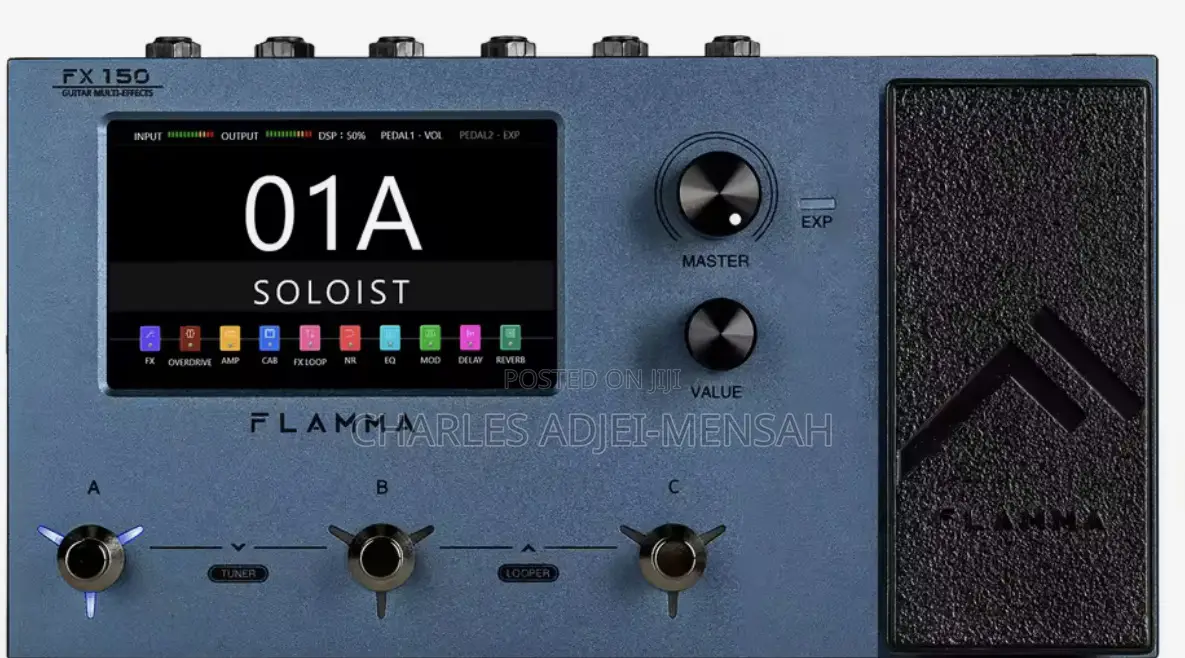 Flamma Fx-150 Guitar Effect Pedal