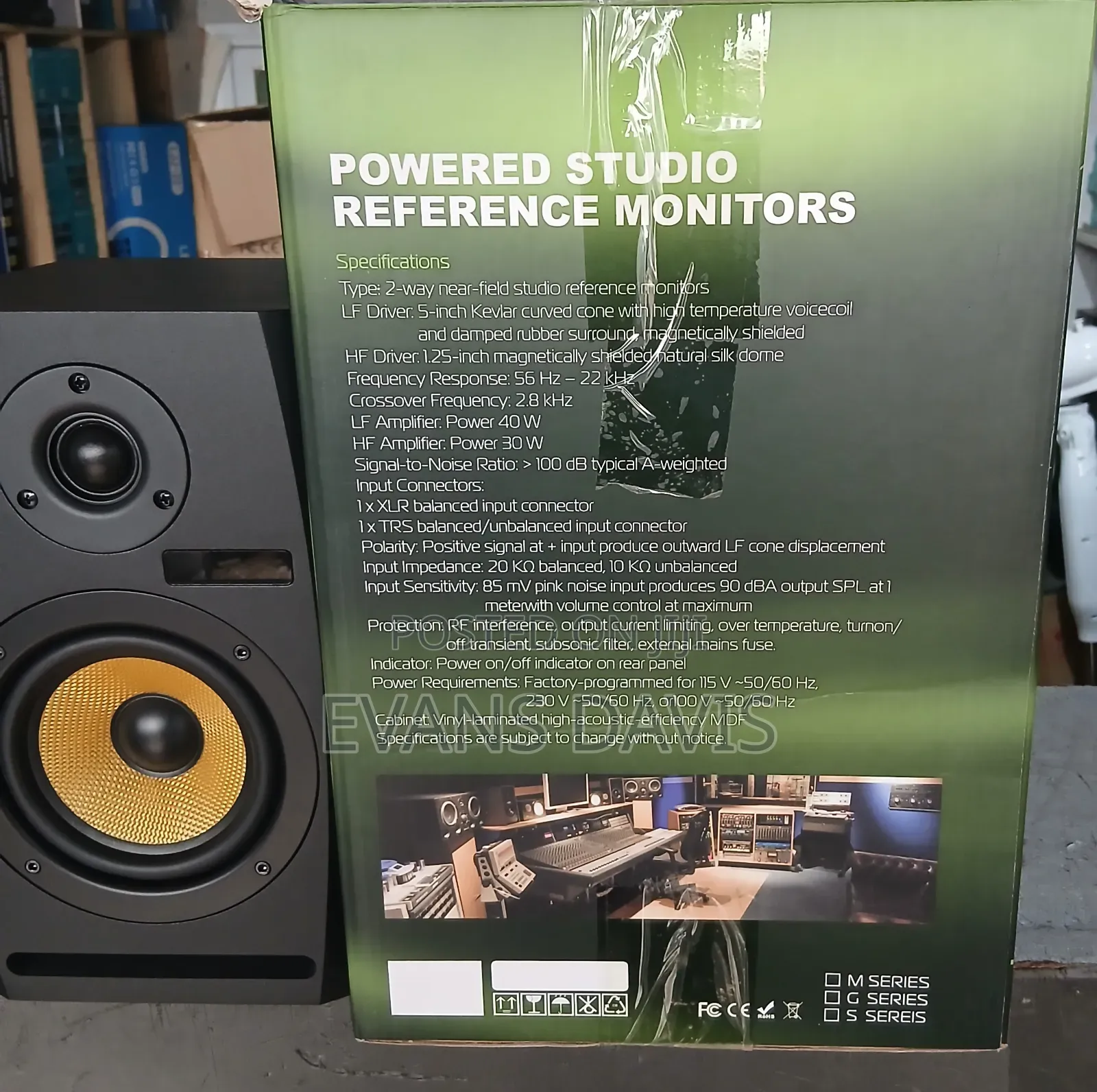 Nearfield Active Studio Monitor Pair 5 Inches