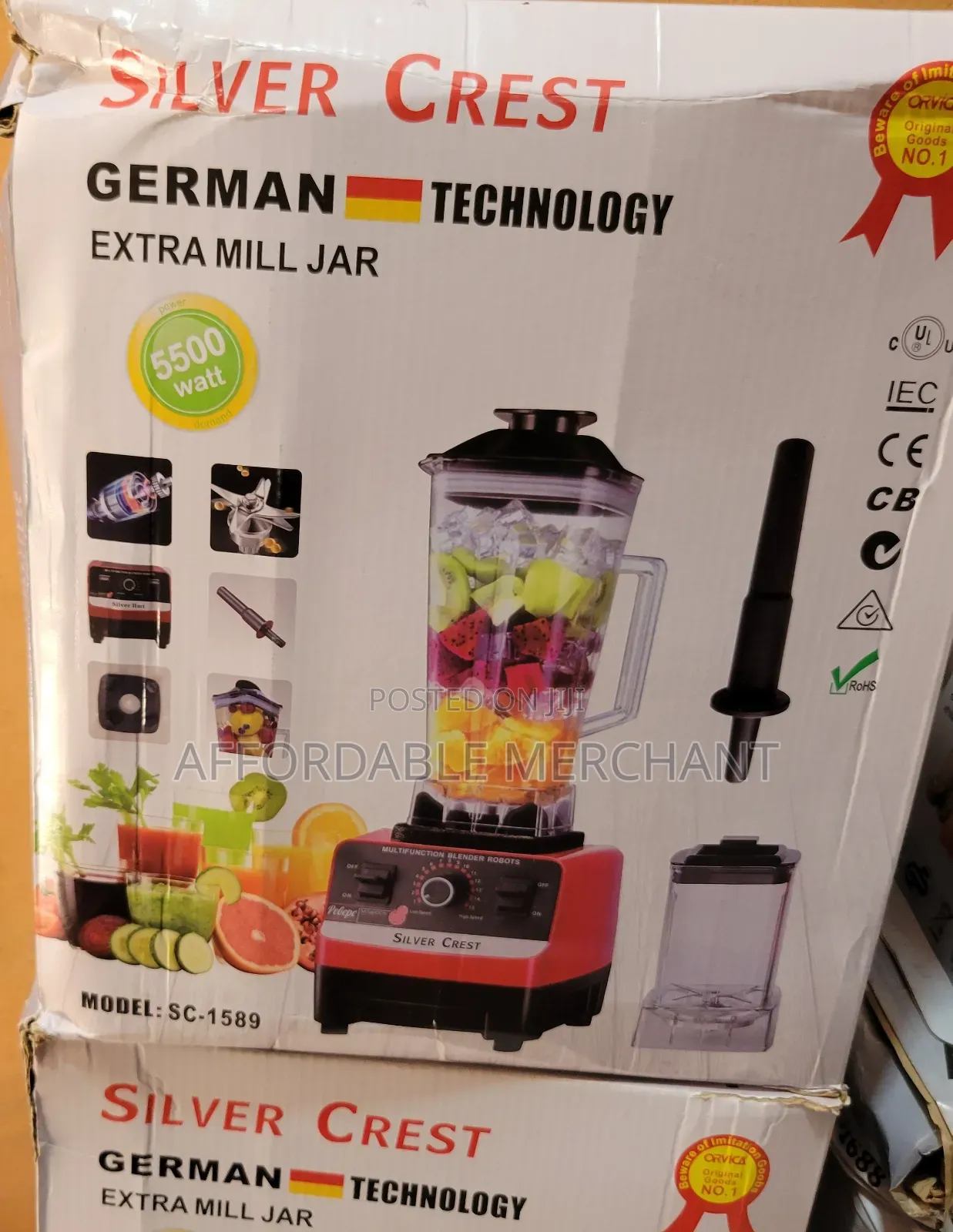 Silver Crest Commercial Blender 5500w