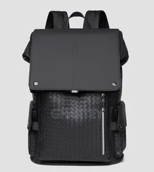 Quality Mesh Design Leather Bags - 2 Styles All Black