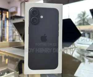 New Apple iPhone 16 128 GB Black