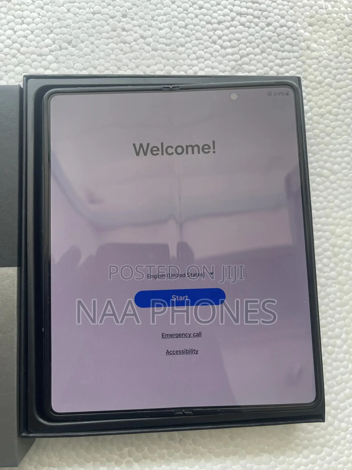 New Samsung Galaxy Z Fold3 5G 256 GB Black