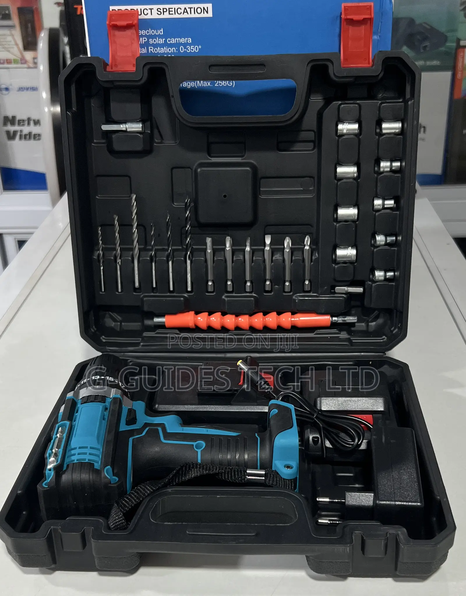 Lithium Electric Cordless Screwdriver and Drilling Tools Set