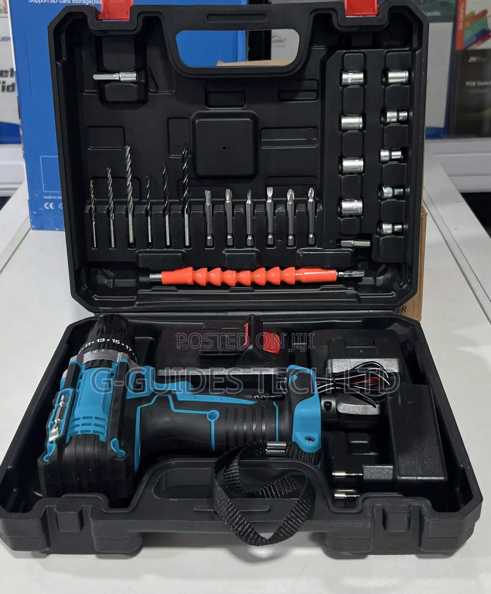 Lithium Electric Cordless Screwdriver and Drilling Tools Set