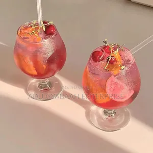 Short-Stem Glass – For Wine, Champagne, Juice Cocktails