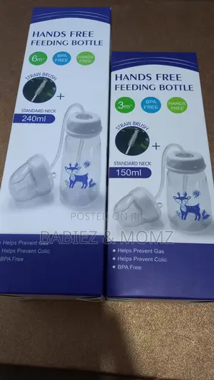 Hands-free Feeding Bottle - 150ml 240ml Available