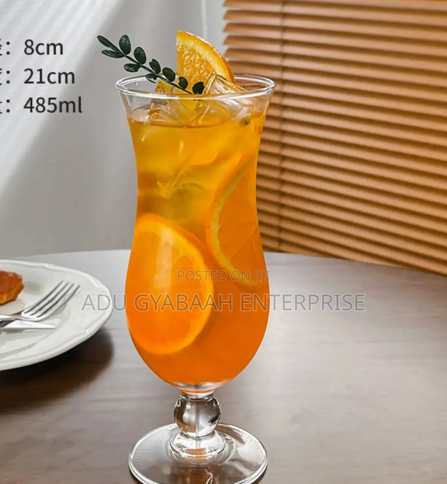 Hurricane Glass (485ml, Cocktails, Juice)