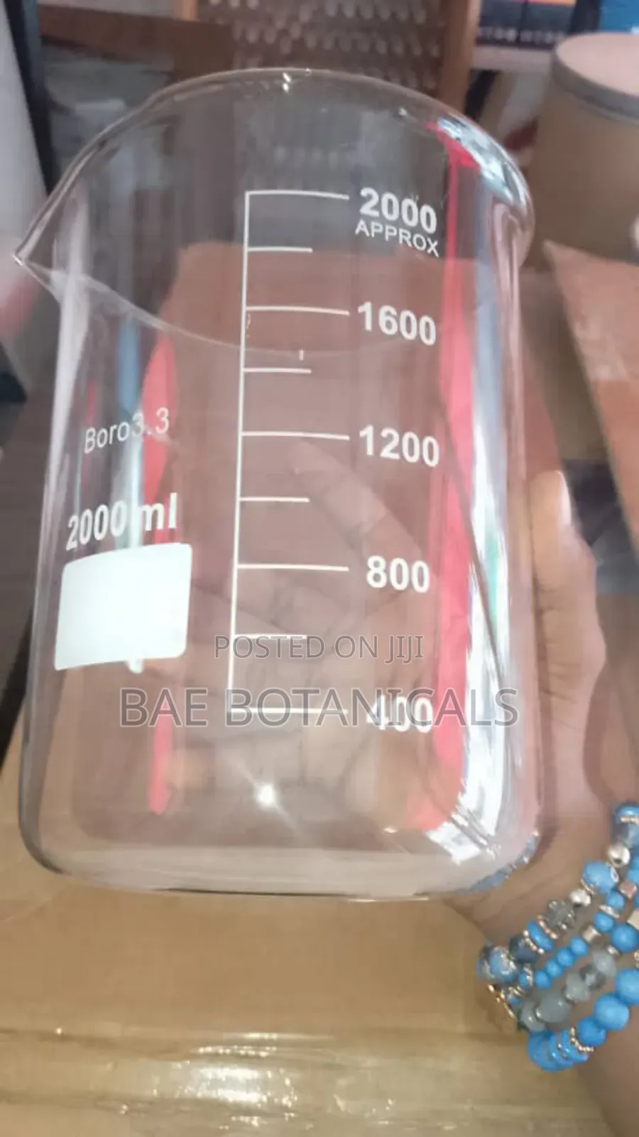 2000ml (2 Liter) Glass Beaker