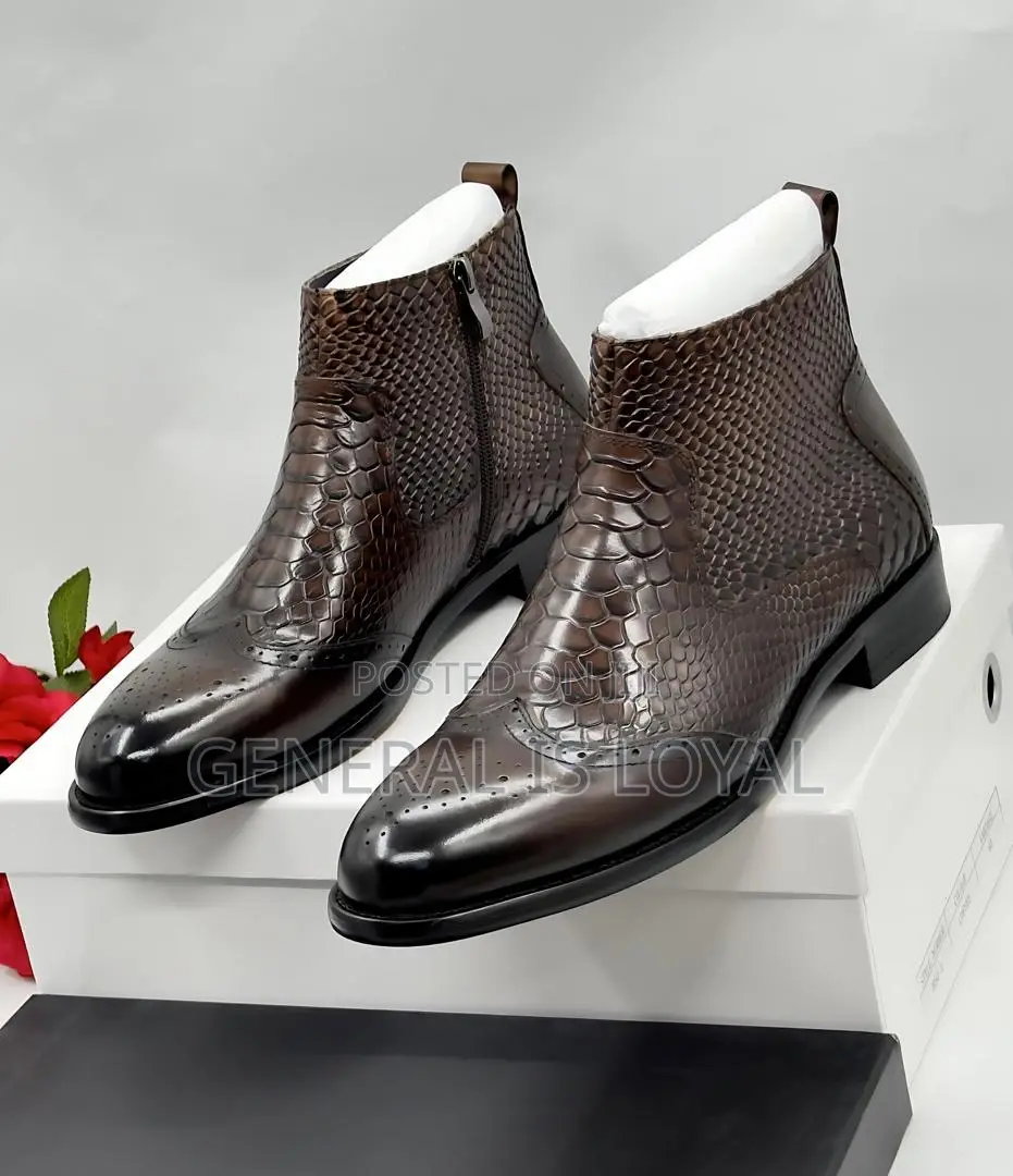 Kenneth Cole Coffee Zip Chelsea Boot