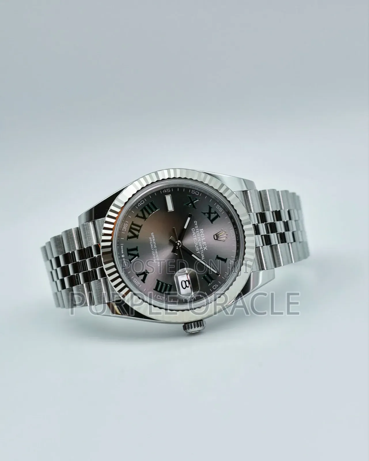 Classic Rolex Datejust 126334 Slate Roman Dial on Jubilee