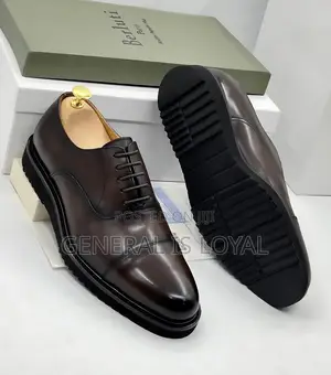 Berluti Coffee Brown High Sole Men’S Shoe