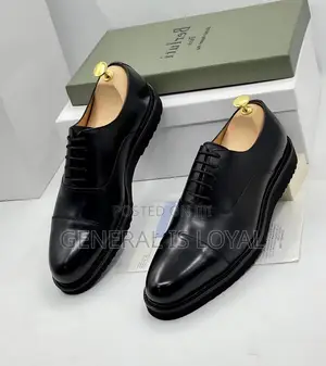 Berluti Black High Sole Shoes