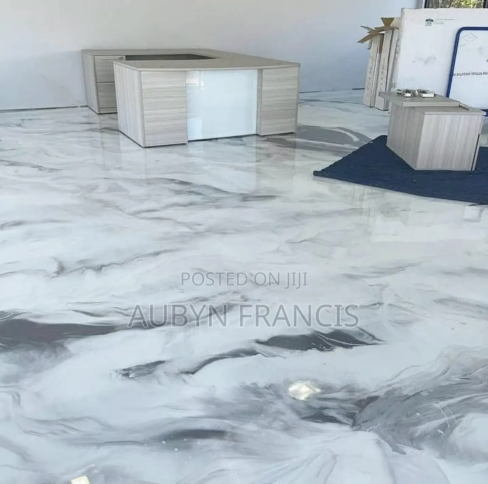 3d Epoxy, Microcement and Madoff Wash Stone Coating or Epoxy Flakes