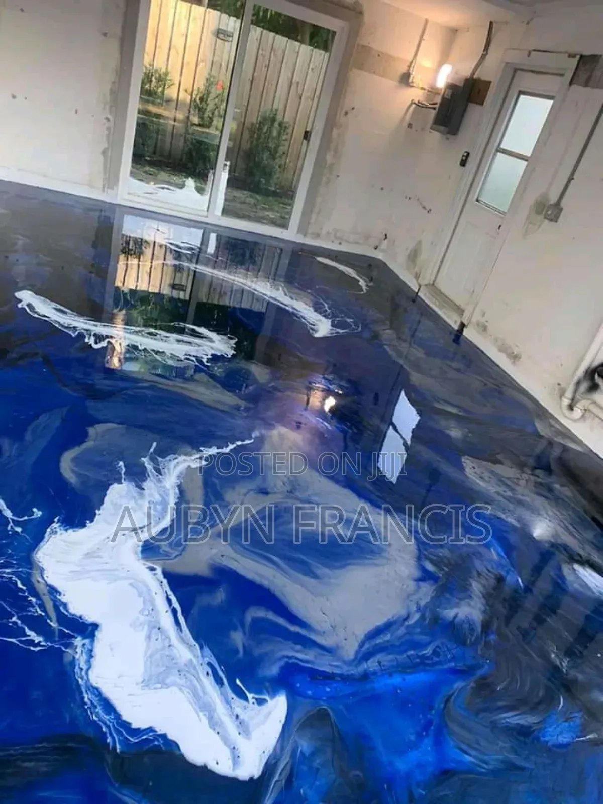 3d Epoxy, Microcement and Madoff Wash Stone Coating or Epoxy Flakes