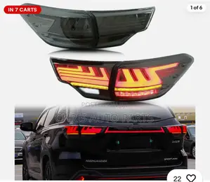 Toyota Highlander 2014-2019 Led Tail Lights Available