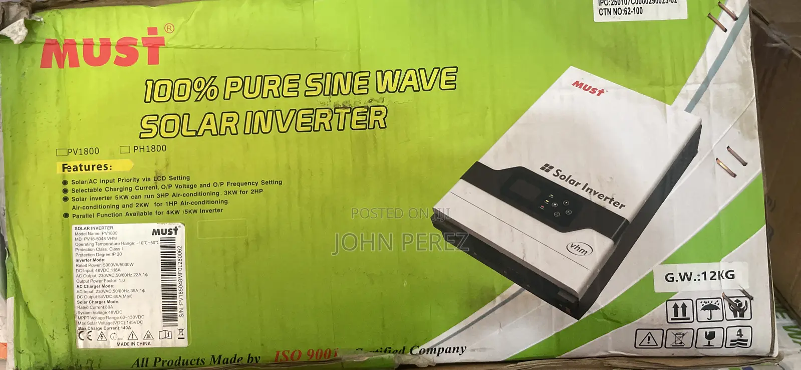 48v 5kw Must Hybrid Inverter